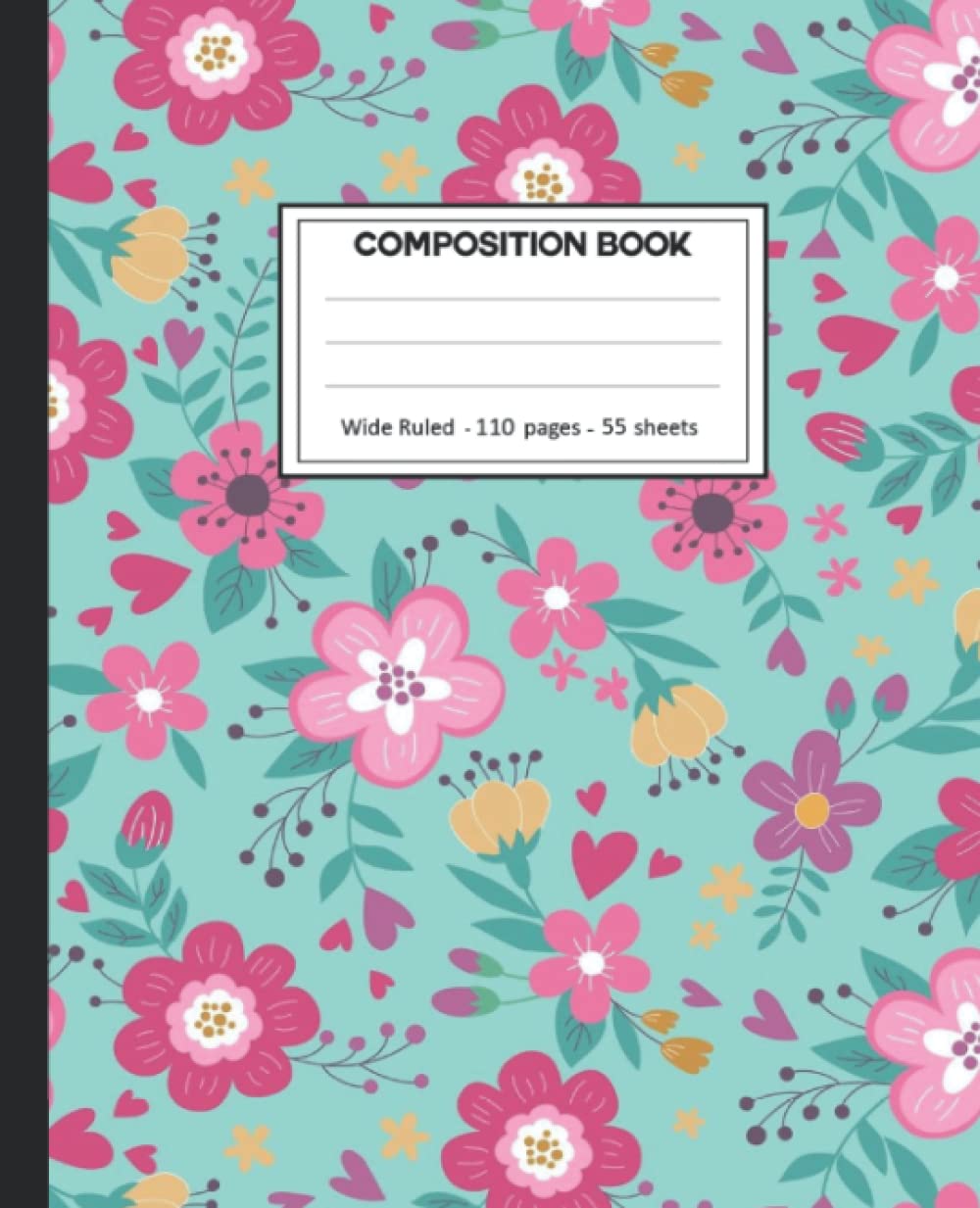 capítulo por capítulo baixar Composition Notebook: Vintage flowers Pattern College Ruled Lined Comp Book.