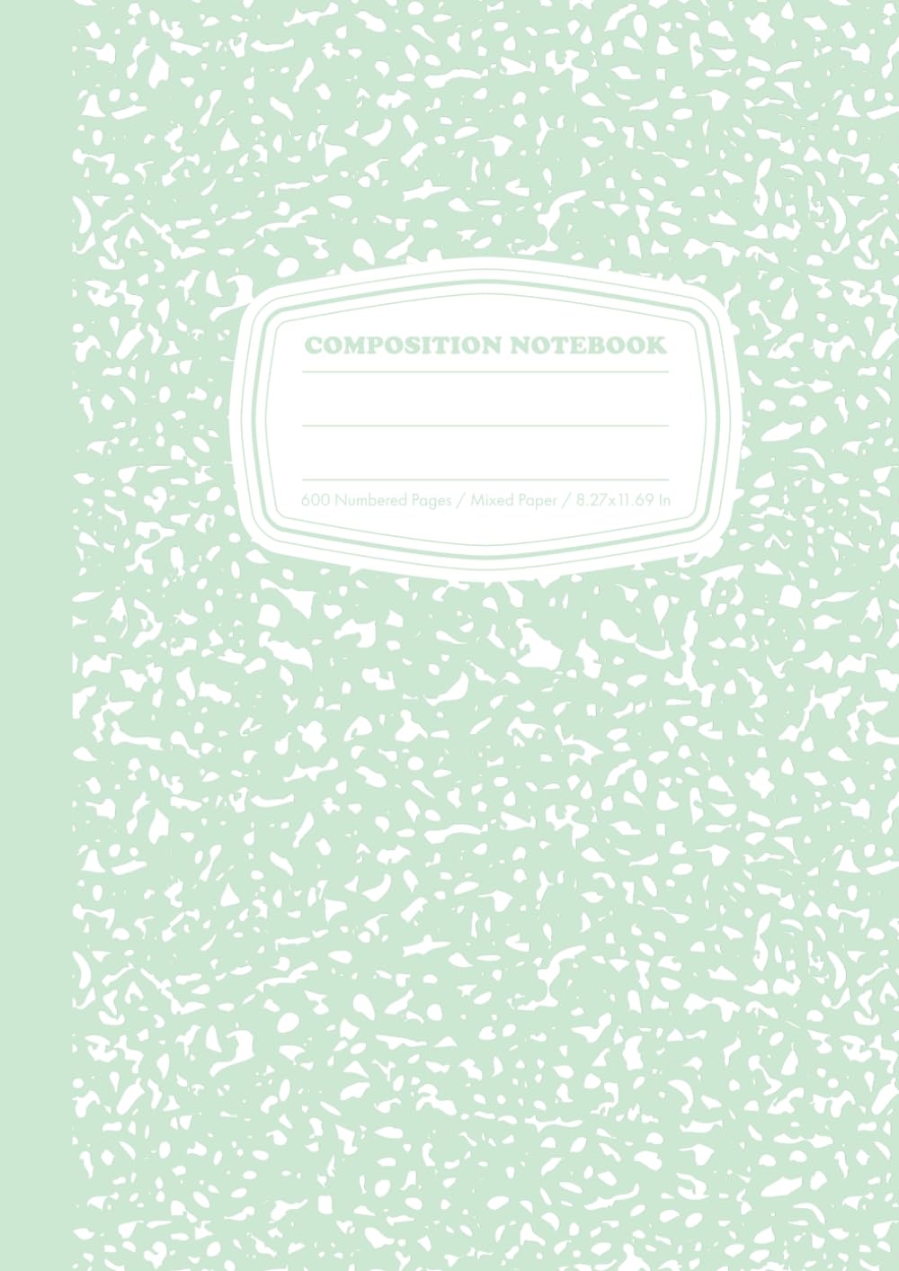 ler totalmente Composition Notebook: 600 Numbered Pages, A4 3-in-1 Lined, Grid and Blank Journal with Contens, 8.27x11.69 Inches