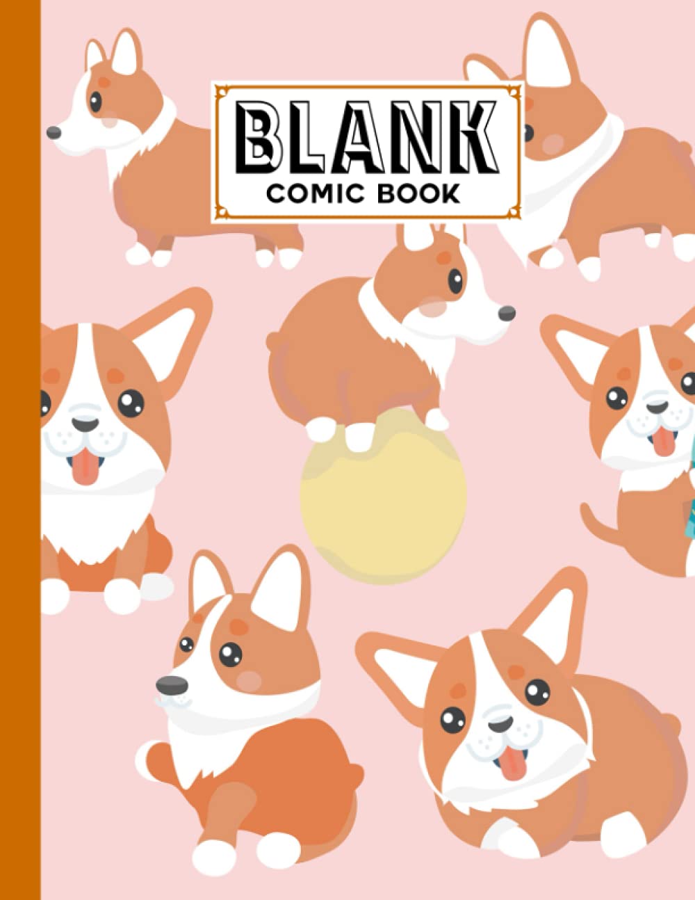 Blank Comic Book: Corgis Cover, Draw Your Own Comics - 120 Pages of Fun and Unique Templates - A Large 8.5" x 11" Notebook by Hubert Freitag baixar livro de graça