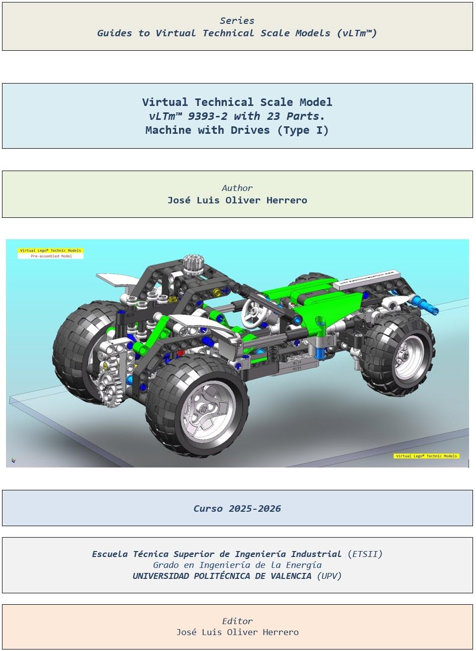 Virtual Technical Scale Model vLTm™ 9393-2 with 23 Parts. Machine with Drives (Type I) (Guides to Virtual Technical Scale Models (vLTm™) Book 1003) (English Edition) baixar o livro de graça