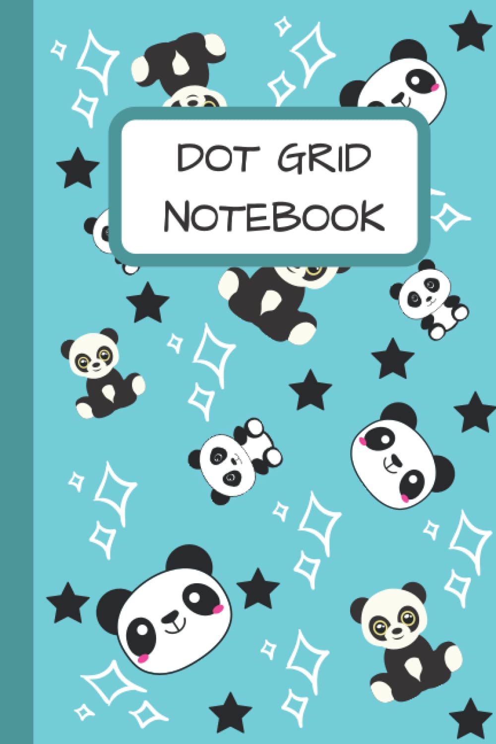ler totalmente Dot Grid Notebook: Cute Black Panda Notebook For Writing Notes, Thoughts, Drawing Or Anything Else You Like / Blank Dot Grid Journal