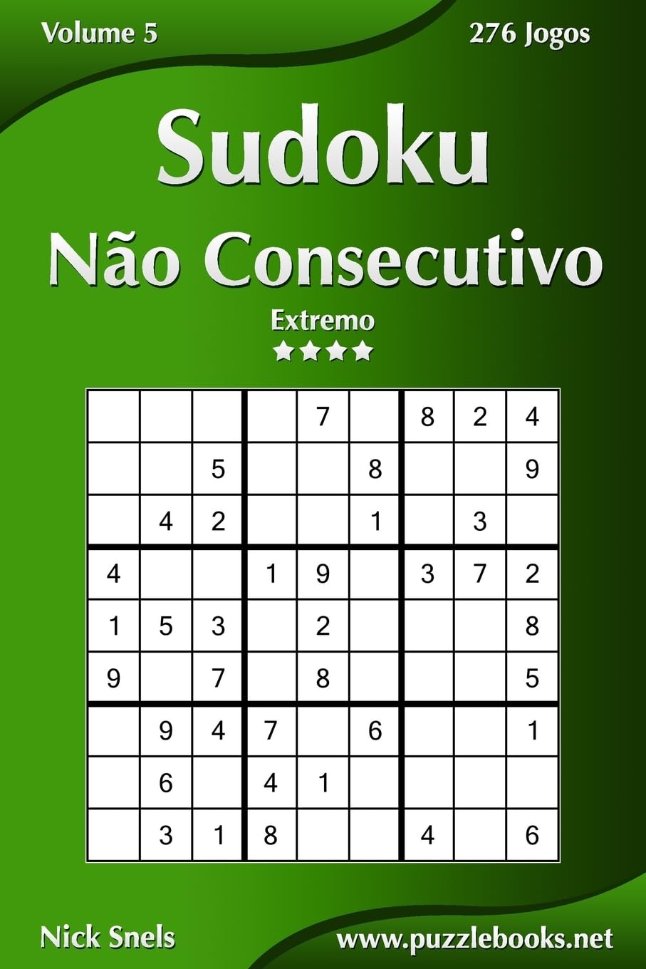 ler totalmente Sudoku Não Consecutivo - Extremo - Volume 5 - 276 Jogos