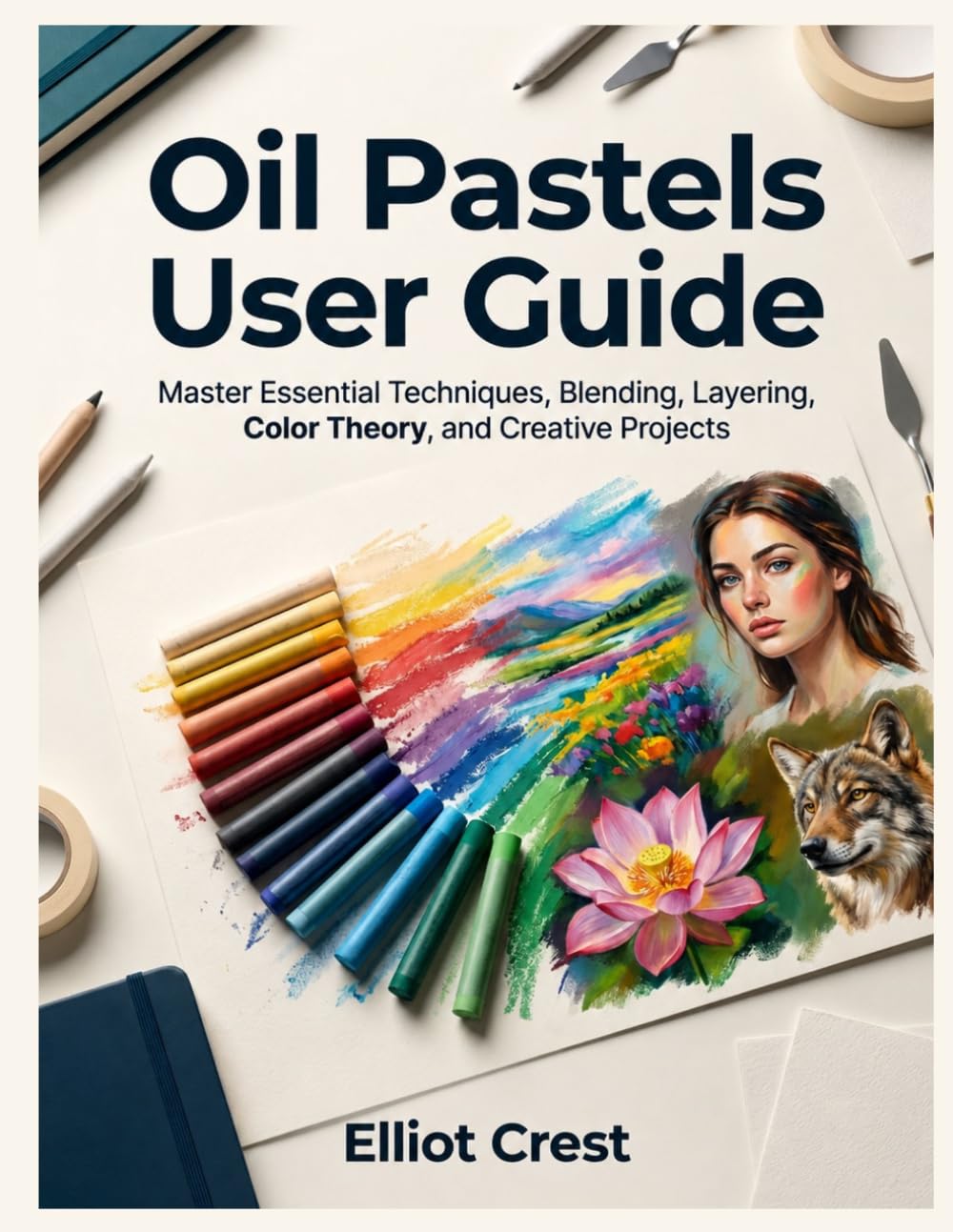 ler totalmente Oil Pastels User Guide: Master Essential Techniques, Blending, Layering, Color Theory, and Creative Projects