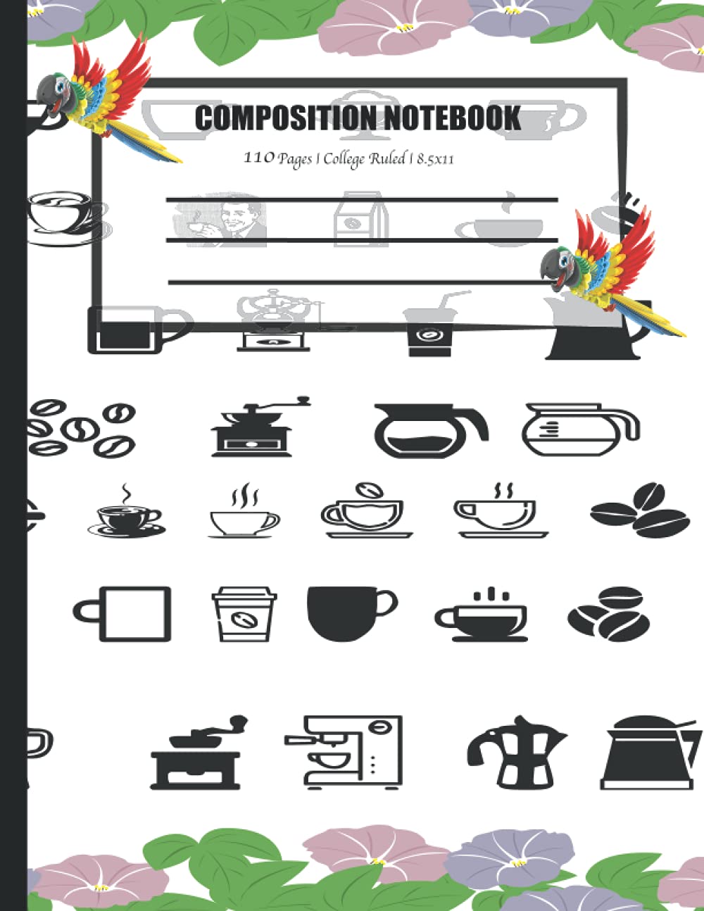 capítulo por capítulo baixar Lovely Design Composition Notebook: College Ruled Paper Notebook Journal: Workbook for Girls Kids Teens Student for back to School and Home College... Copy Book | Soft Cover | 8,5"x11" 110 pages