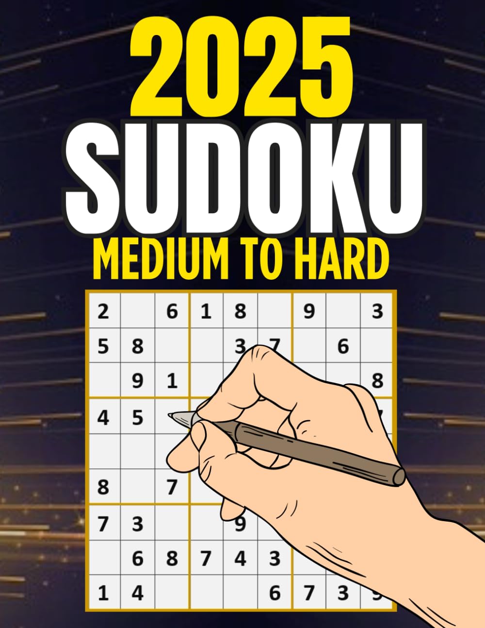 ler totalmente Sudoku Puzzle Book for Adults: Medium to Hard Sudoku Book for Adults with full Solutions | A Brain Exercise Book for Stress Relief