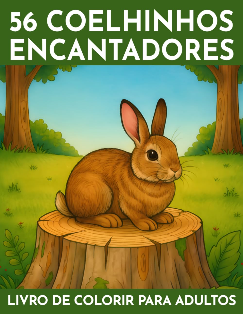 56 Coelhinhos Encantadores: O livro de colorir com coelhinhos (não apenas para a Páscoa) para adultos com cenas fofas, detalhes aconchegantes e... para adultos) (Portuguese Edition) baixar livro de graça