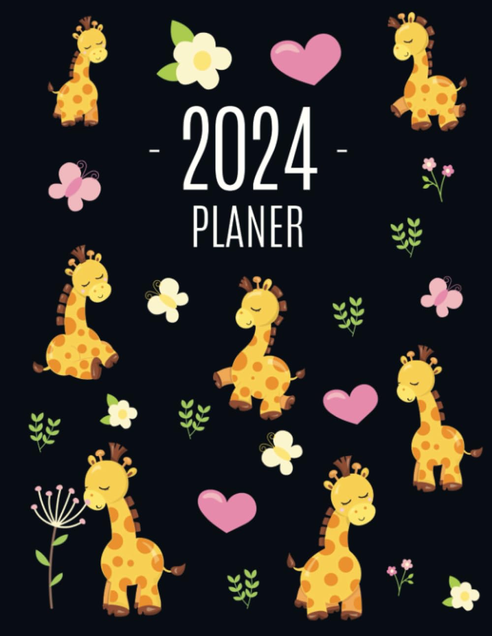 Giraffe Planer 2024: 12 Monate: Januar - Dezember 2024 Jahresplaner | Ideal für die Schule, Studium und das Büro | Wöchentlicher, Monatlicher und Jährlicher Planer Agenda (German Edition) baixar livro de graça