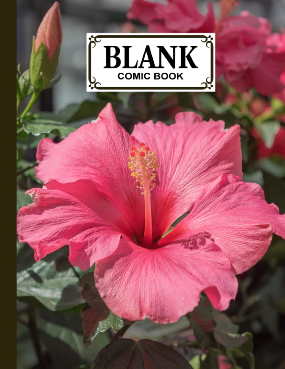 ler totalmente Blank Comic Book: Tropical Hibiscus Cover Blank Comic Book, Create Your Own Story, Journal, Notebook, Sketchbook for Kids and Adults, 120 Pages - Size 8.5" x 11" Notebook by Regine Moritz