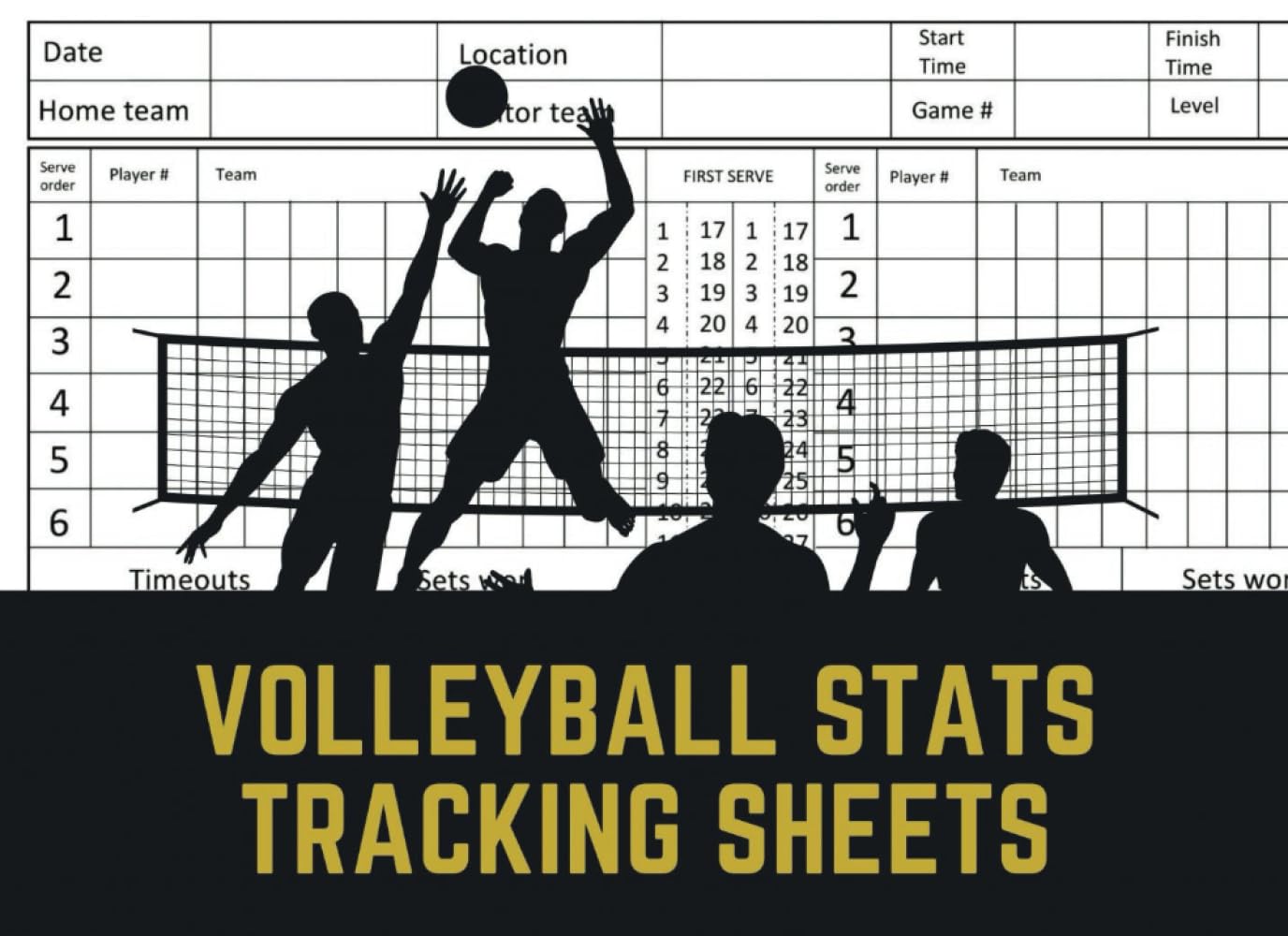 capítulo por capítulo baixar Volleyball Stats Tracking Sheets: Coaching Notebook with Blank Stat Pages to Log and Track Teams Performance and Players Score and Game Stats