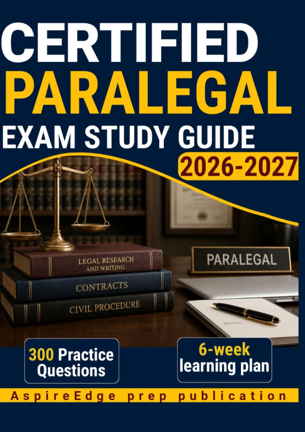 CERTIFIED PARALEGAL EXAM STUDY GUIDE 2026–2027: 300 Practice Questions & Rationales for Legal Procedures and Case Analysis with a 6-Week Study Plan baixar livro de graça