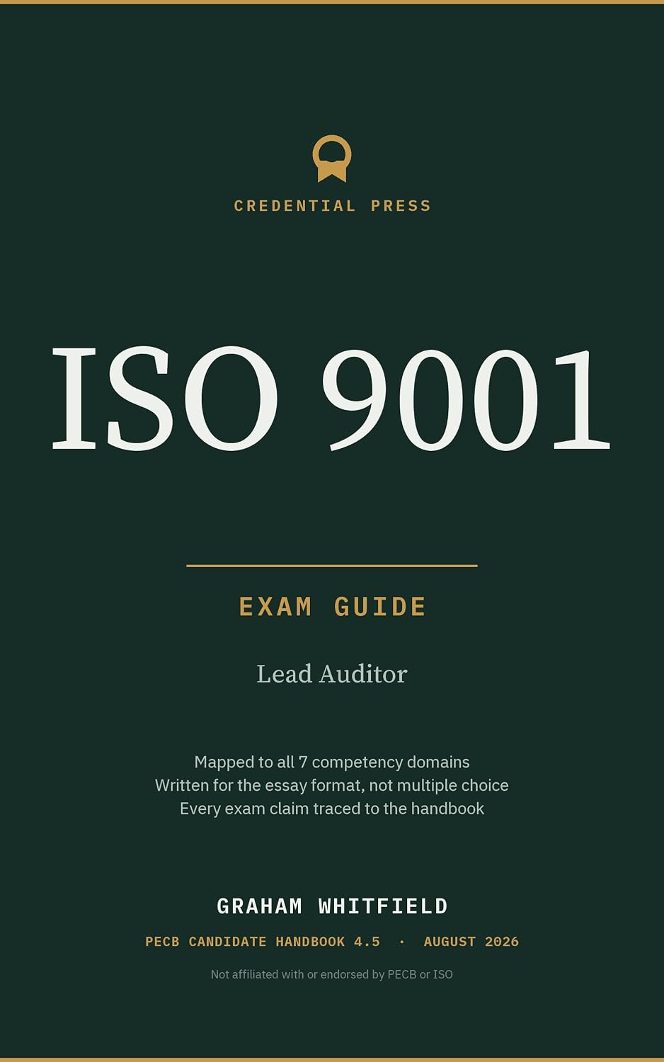 ISO 9001 Lead Auditor Exam Guide: A study companion for the PECB Certified ISO 9001 Lead Auditor examination (ISO 9001 Lead Auditor Certification Prep Book 1) (English Edition) baixar o livro de graça
