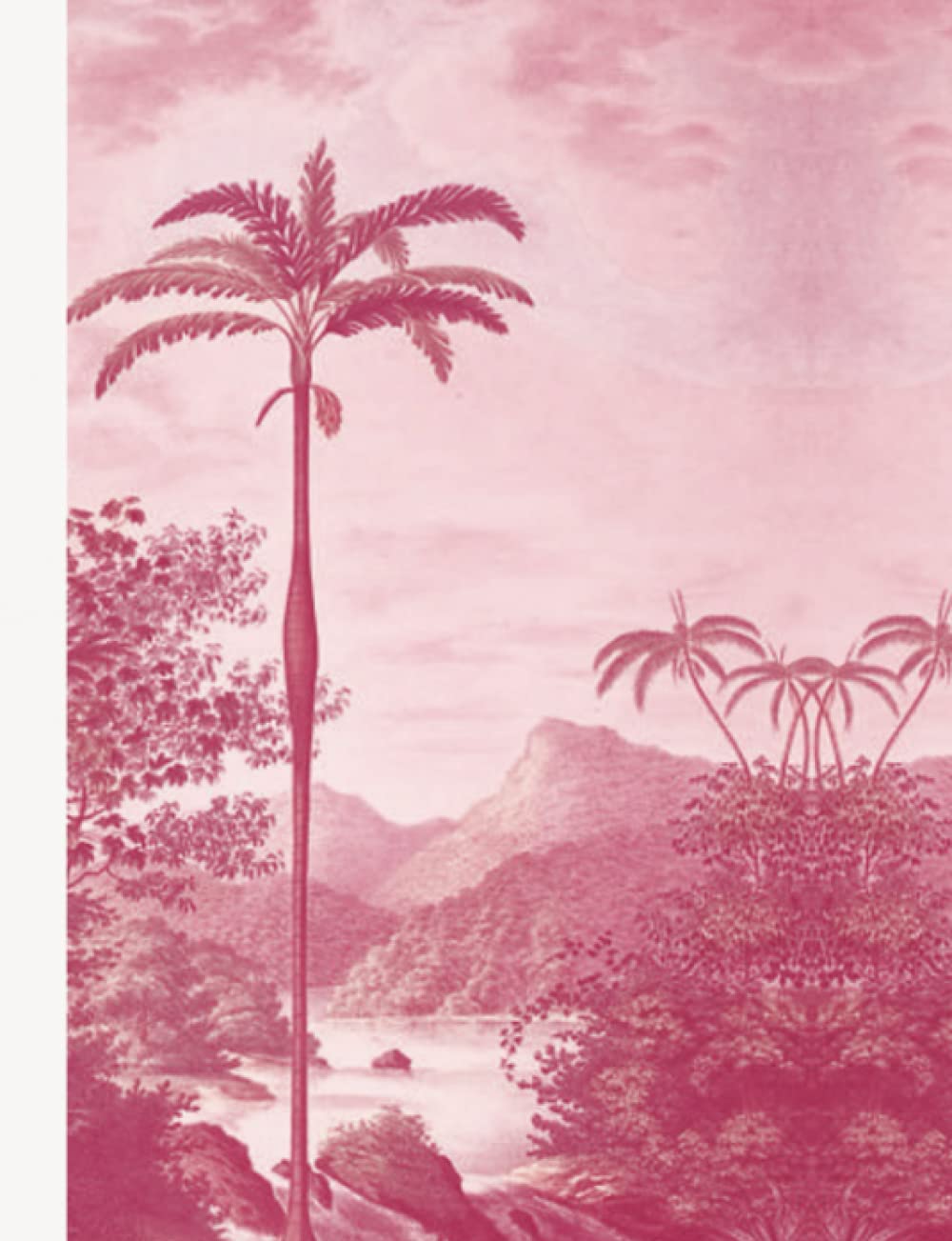 Notebook: Vintage Tropical Forest Illustration, Pink Botanical Palm Tree - College Ruled, 120 Pages, 7.44 x 9.69 Inch baixar livro de graça