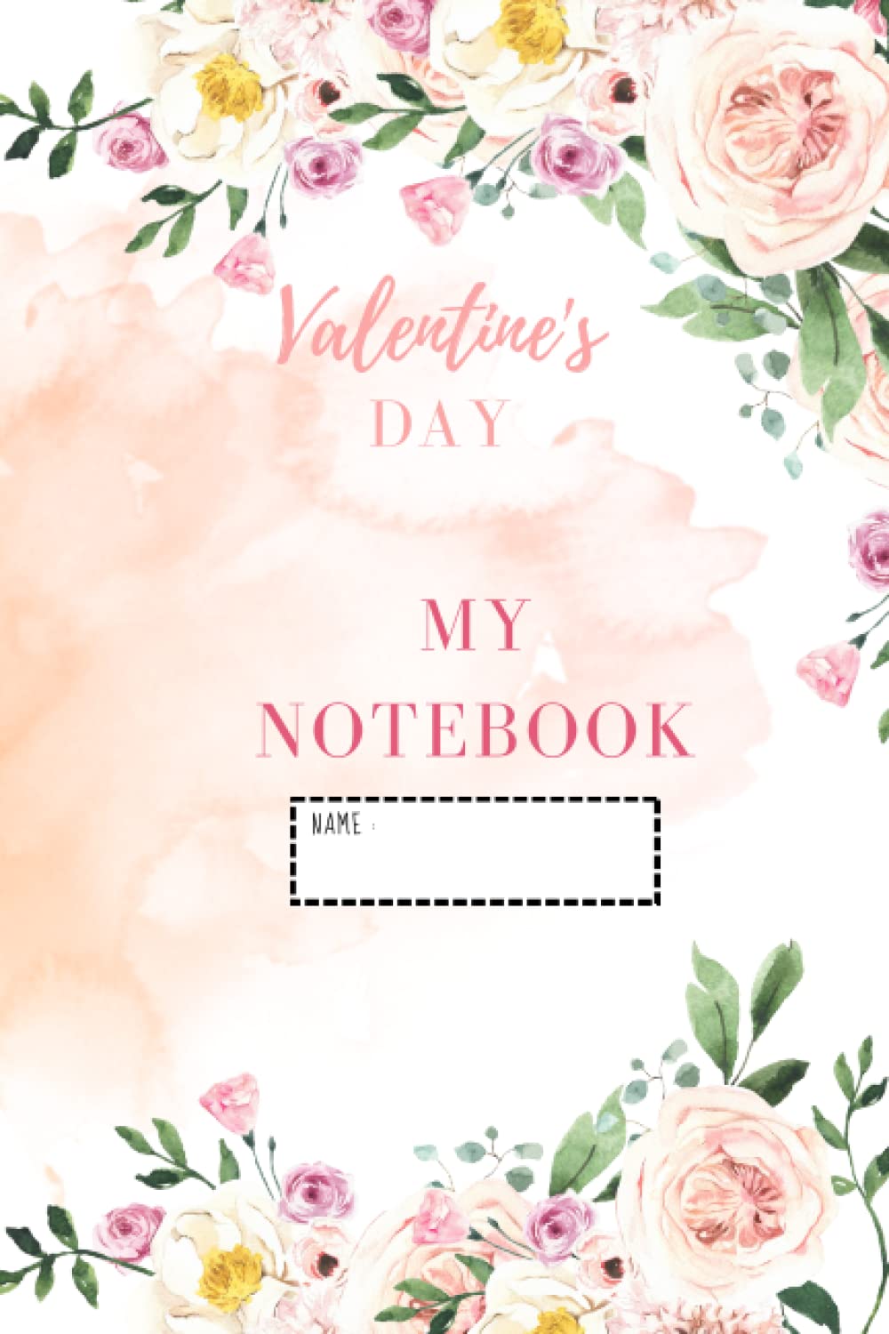 ler totalmente Valentine's Day My Notebook: Pink Valentine's Day Journal For Girls, Teens, Women | Wide Lined