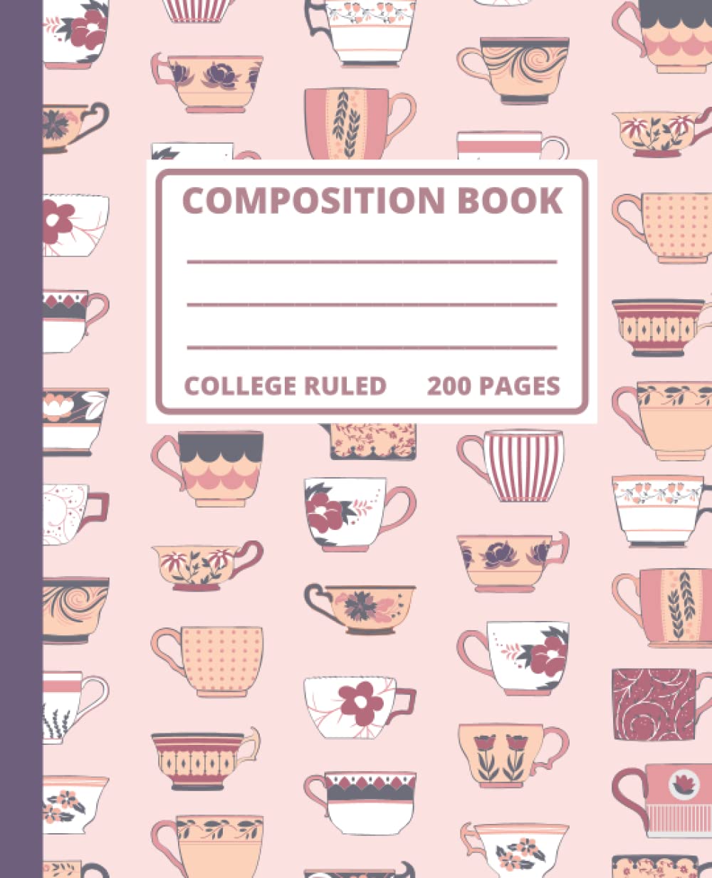 Composition Book: Pastel Tea College Ruled Composition Book - 7.5 x 9.25 inches - 200 pages baixar livro de graça