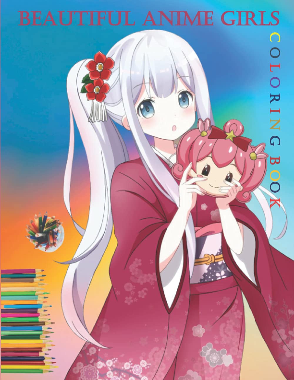 ler totalmente Beautiful Anime Girls Coloring Book: An Awesome Anime Coloring Pages for Teenagers and Adults alike