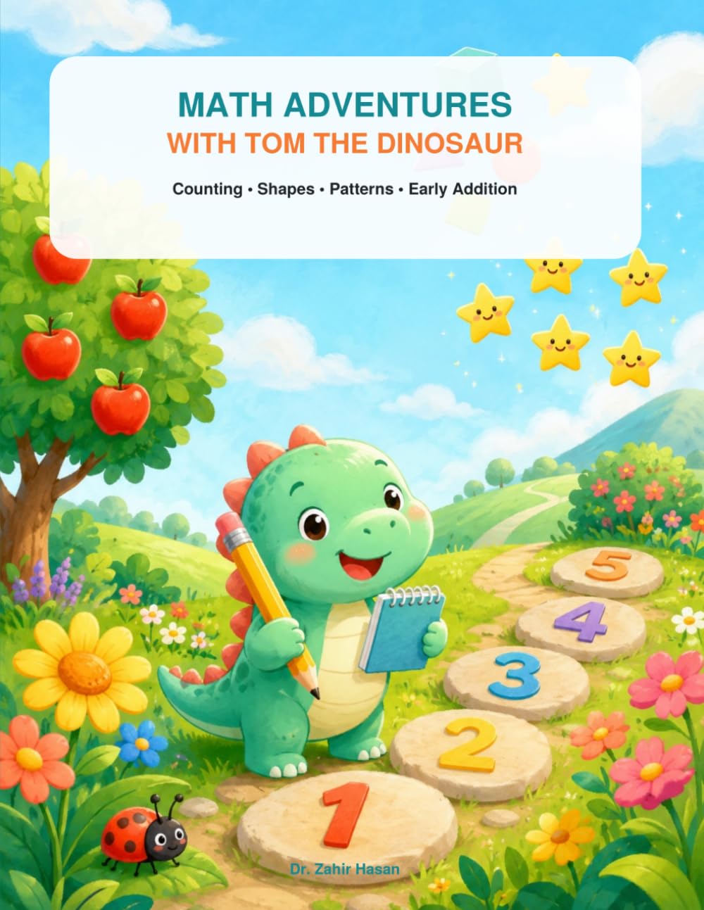 ler totalmente Math Adventures with Tom the Dinosaur: A Playful Activity Book for Ages 4 to 6 - Counting, Shapes, Patterns, Adding and Taking Away