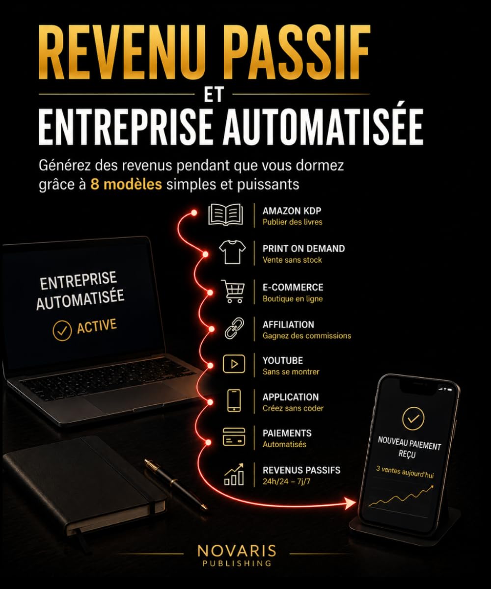 Revenu Passif et Entreprise Automatisée: Générez des revenus pendant que vous dormez grâce à 8 modèles simples et puissants (French Edition) baixar o livro de graça