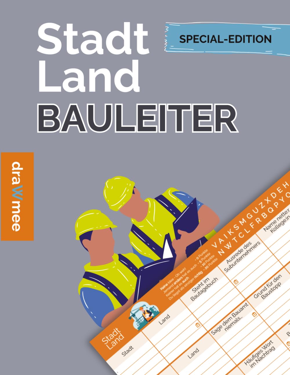 Stadt Land Bauleiter: Quiz Geschenk für Baustelle, Bautagebuch und Mängelliste: Spielblock mit 35 Blatt Din-A4 (Seiten zum Ausschneiden) (German Edition) baixar o livro de graça