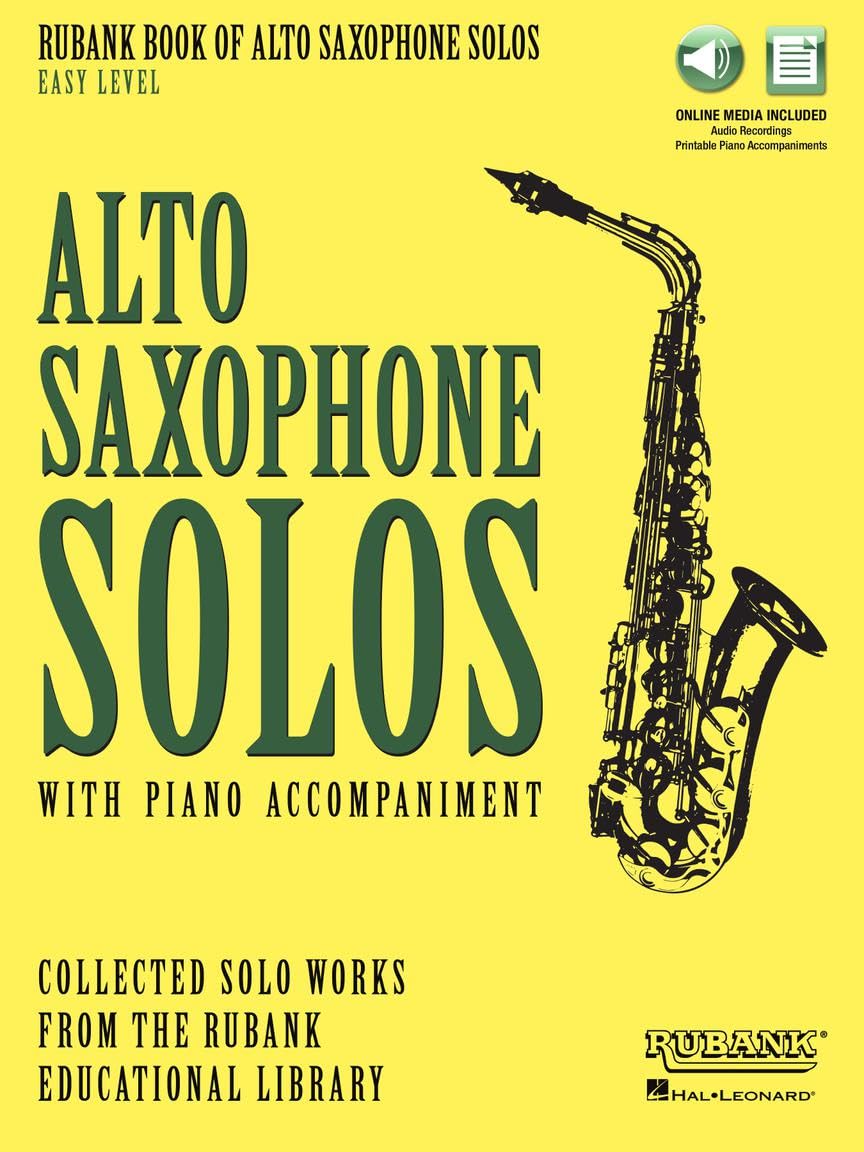 ler totalmente Rubank Book of Alto Saxophone Solos - Easy Level: Includes Online Audio for Streaming/Download: Book with Online Audio (Stream or Download)