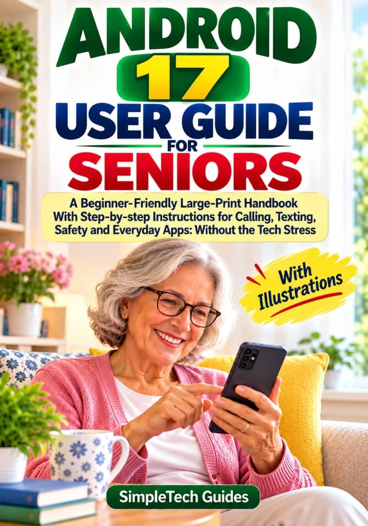 ANDROID 17 PHONE GUIDE FOR SENIORS: A beginner-friendly large-print handbook with step-by-step instructions for calling, texting, safety, and everyday apps: without the tech stress (English Edition) baixar o livro de graça