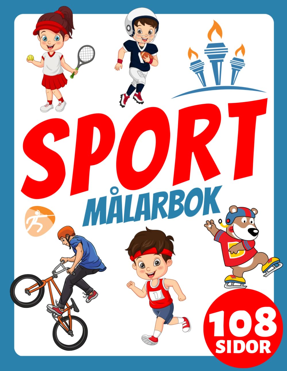 ler totalmente Sport Målarbok för Småbarn, Barn, Seniorer och Nybörjare Vuxna: Mer än 100 enkla och stora sidor! Upptäck idrottaren inom dig eller hitta din kärlek... och avkoppling! (Swedish Edition)