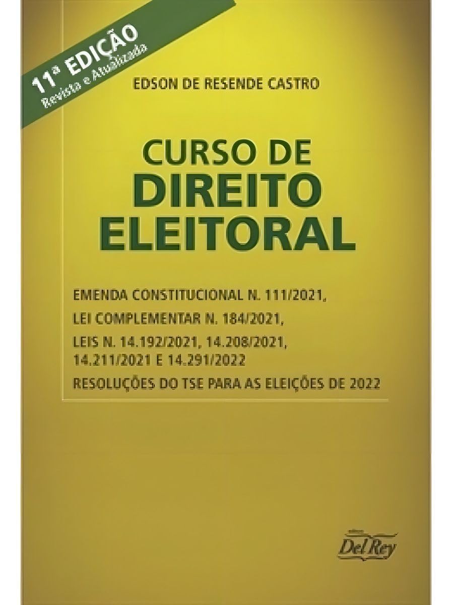 Curso de Direito Eleitoral - 11ª Edição baixar o livro de graça