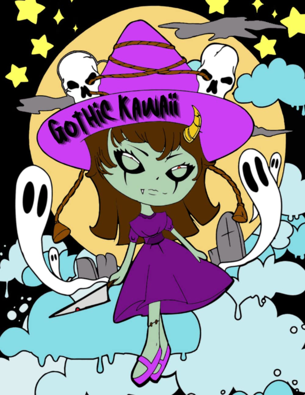 ler totalmente Gothic Kawaii: A Coloring Book for the Strange and Unusual