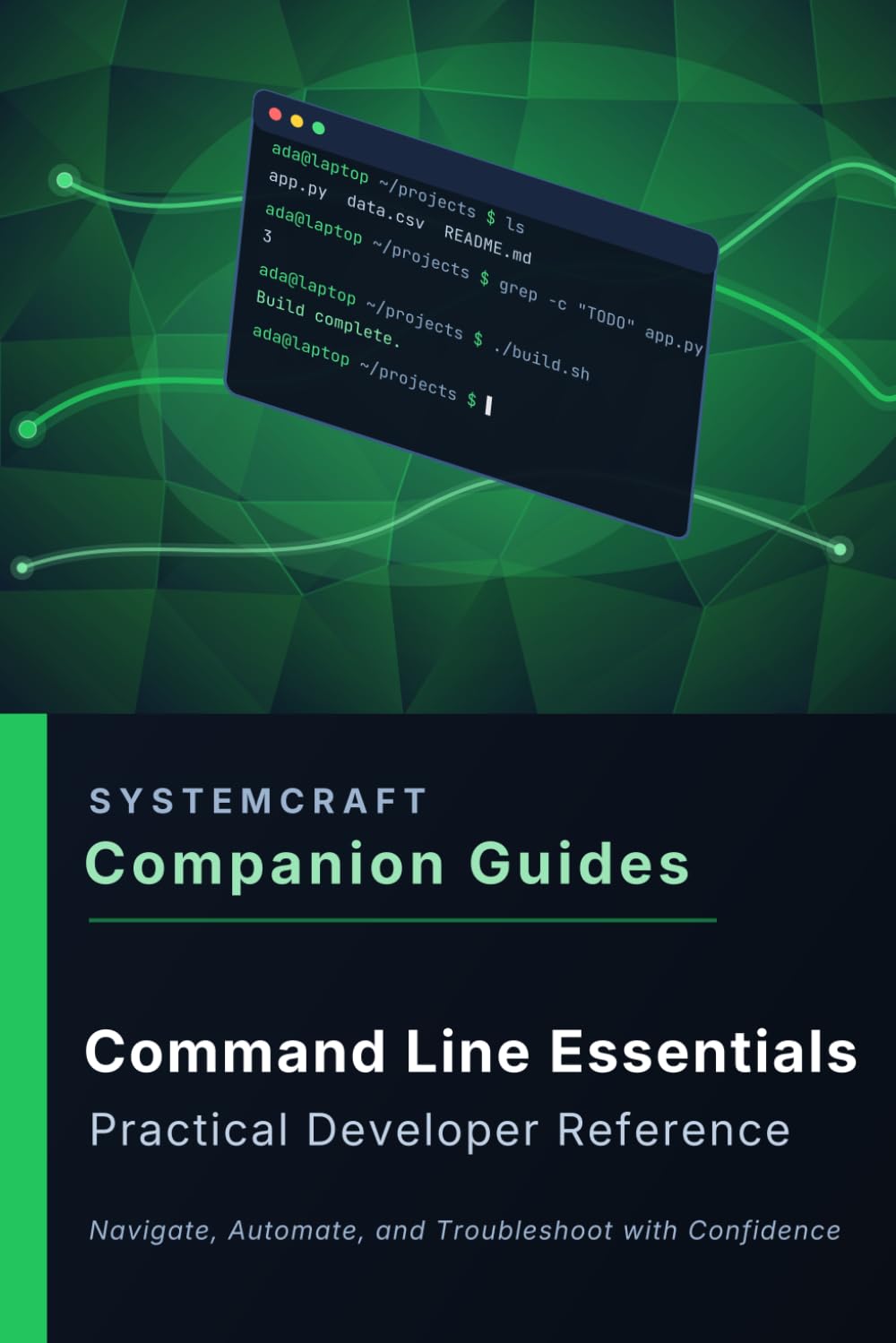 capítulo por capítulo baixar Command Line Essentials Companion Guide: Navigate, Automate, and Troubleshoot with Confidence (SystemCraft Press Companion Guides)