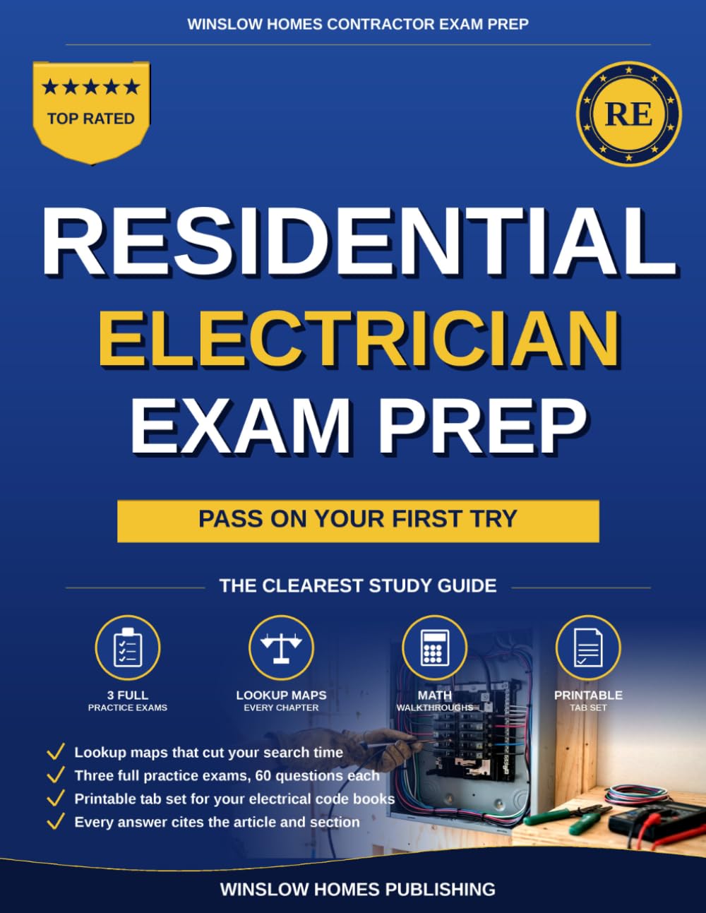 Standard Residential Electrician Exam Prep: The Open Book Study System to Pass the International Code Council Standard Residential Electrician Exam,... and Tabs (Winslow Homes Contractor Exam Prep) baixar livro de graça