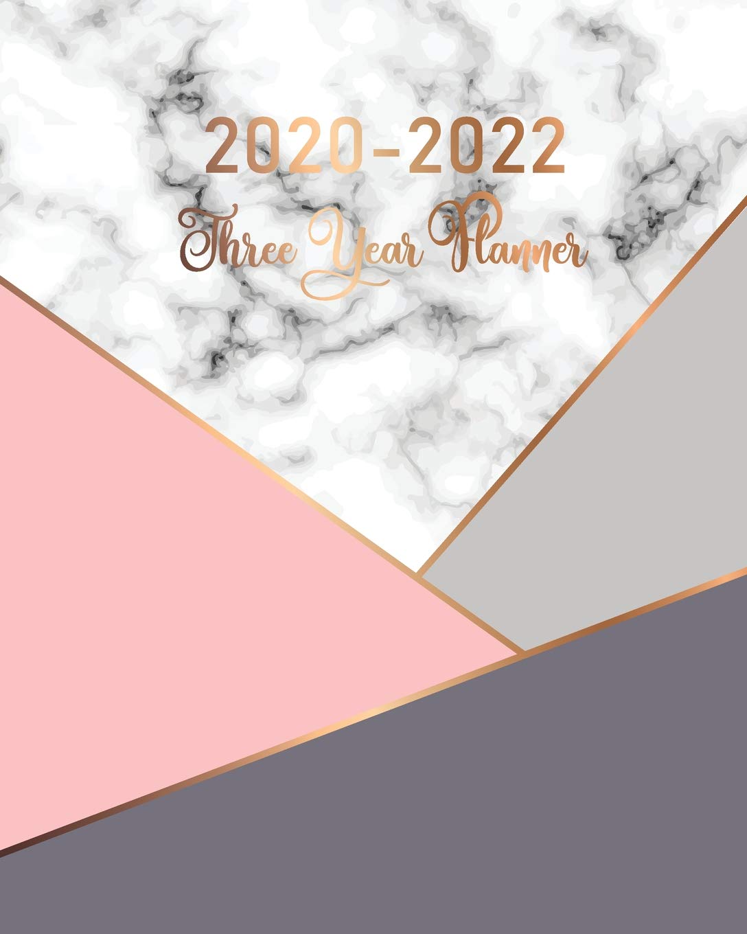 2020-2022 Three Year Planner: Marble Cover 3 Year Monthly Planner 2020-2022 36 Months Calendar for Next Three Years Agenda with Holiday and Schedule Organizer Journal Logbook Appointment Notebook baixar o livro de graça
