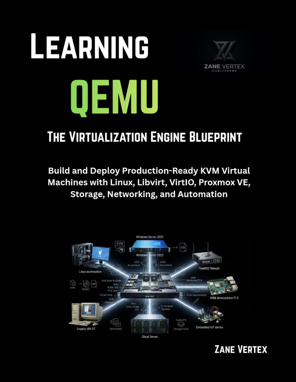 capítulo por capítulo baixar Learning QEMU: The Virtualization Engine Blueprint: Build and Deploy Production-Ready KVM Virtual Machines with Linux, Libvirt, VirtIO, Proxmox VE, Storage, Networking, and Automation