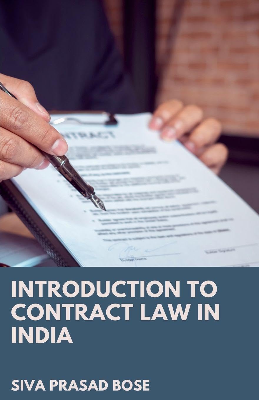 Introduction to Contract Law in India baixar livro de graça