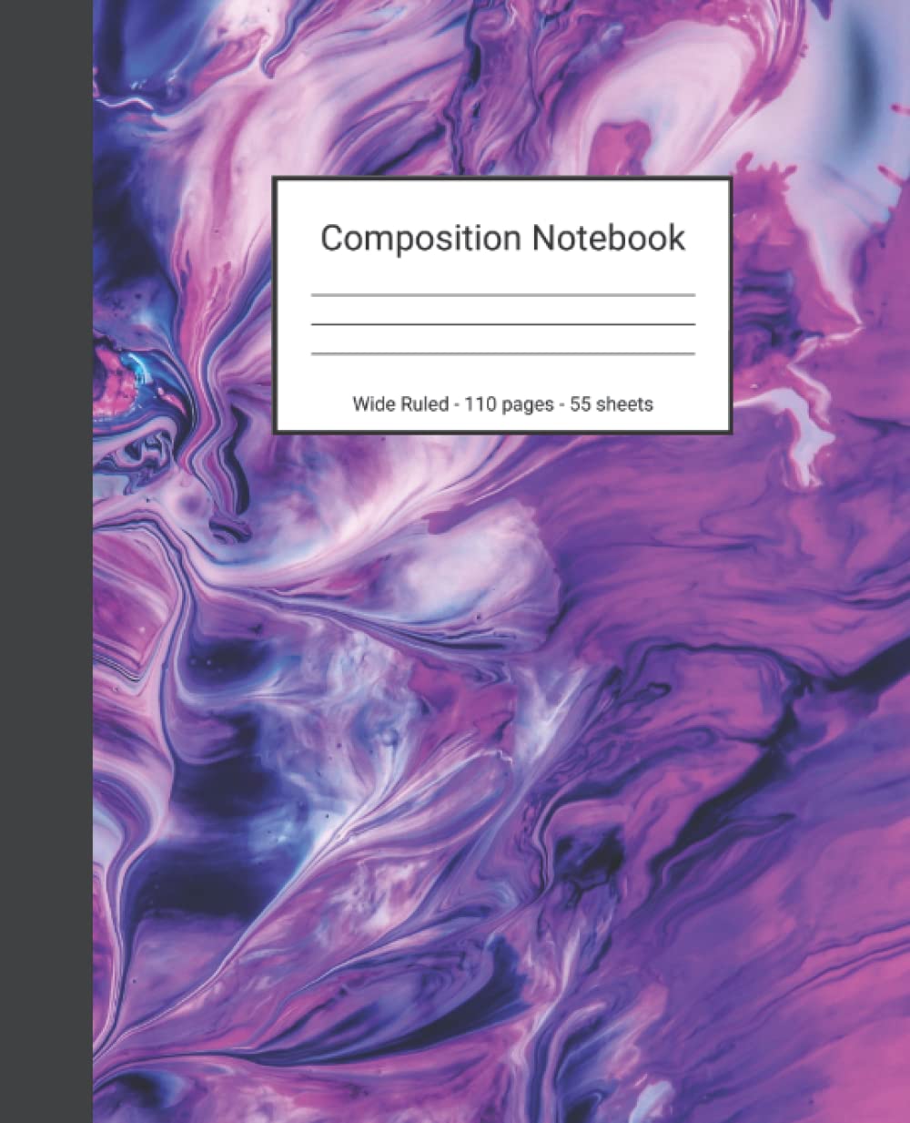 capítulo por capítulo baixar Composition Notebook: Wide Ruled Paper Notebook Journal - Pink White And Blue Liquid Marble - Blank Wide Lined Workbook