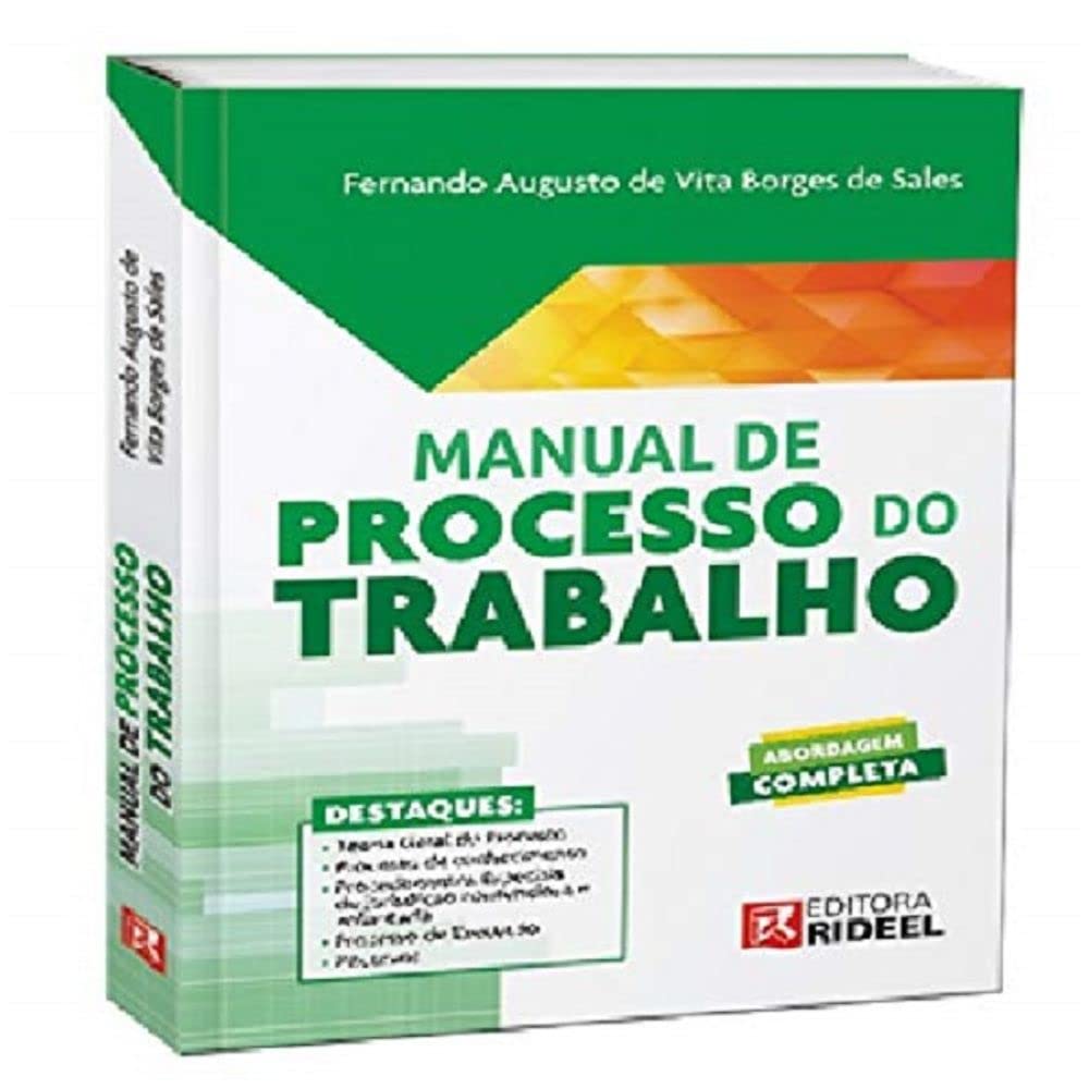 Manual De Processo Do Trabalho
