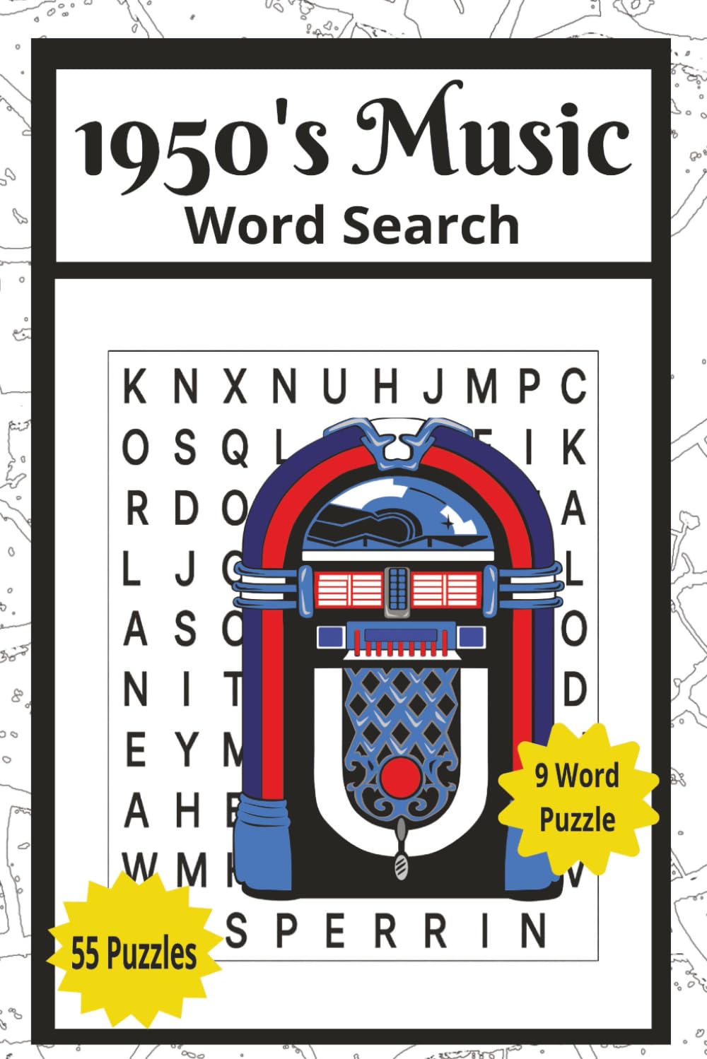 1950's Music Word Search: 1950's Word Search Books, 1950's Puzzle, Word Search Gift, 110 Pages 55 puzzles 9 Words baixar o livro de graça