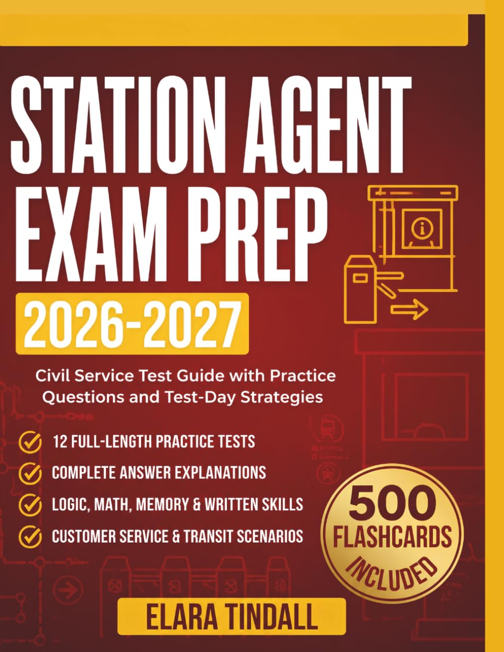 ler totalmente Station Agent Exam Prep 2026-2027: Civil Service Test Guide with Practice Questions and Test-Day Strategies