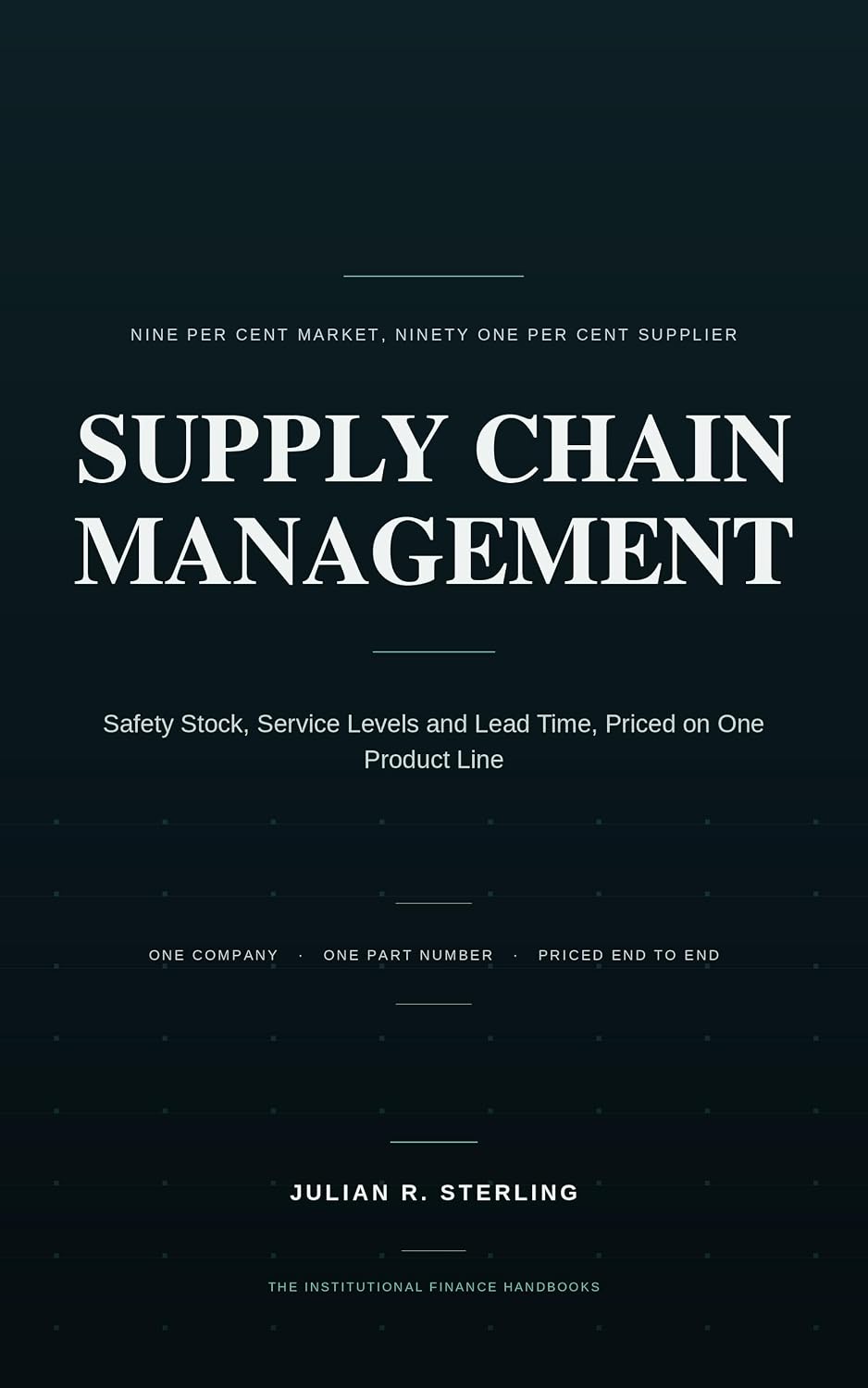 Supply Chain Management: Safety Stock, Service Levels and Lead Time, Priced on One Product Line (English Edition) baixar o livro de graça