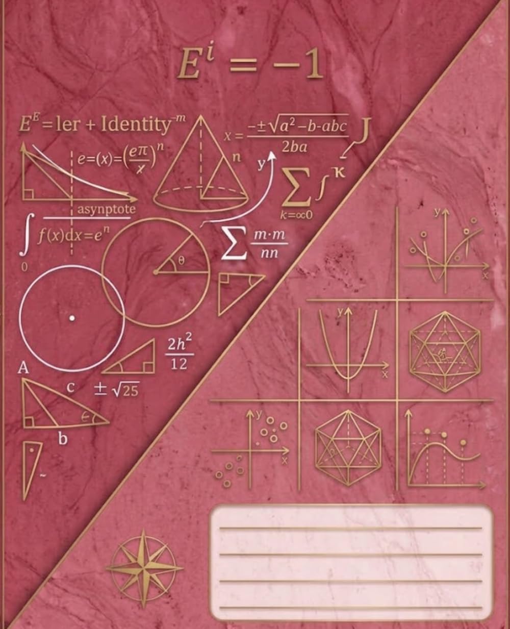 capítulo por capítulo baixar Pink Math Graph Paper Notebook: 7.5 x 9.25 inches, 100 Pages, Quad Ruled Grid Composition Book with Cute Pink Chalkboard Cover for Girls and Students