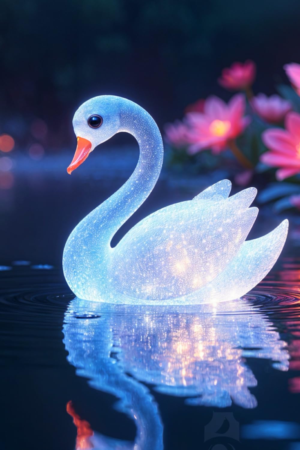 Frosted Crystal Swan Journal: a GRAPH notebook for self-expression baixar o livro de graça