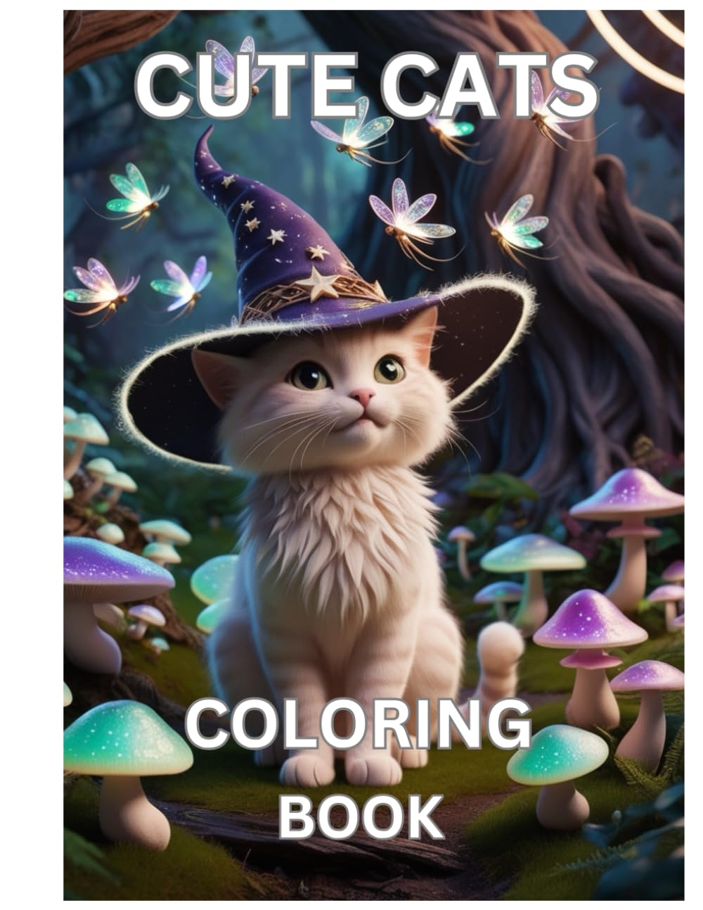 ler totalmente Cute Cat Coloring Book For Kids: Colorful Kitties for Stress Relief and Fun