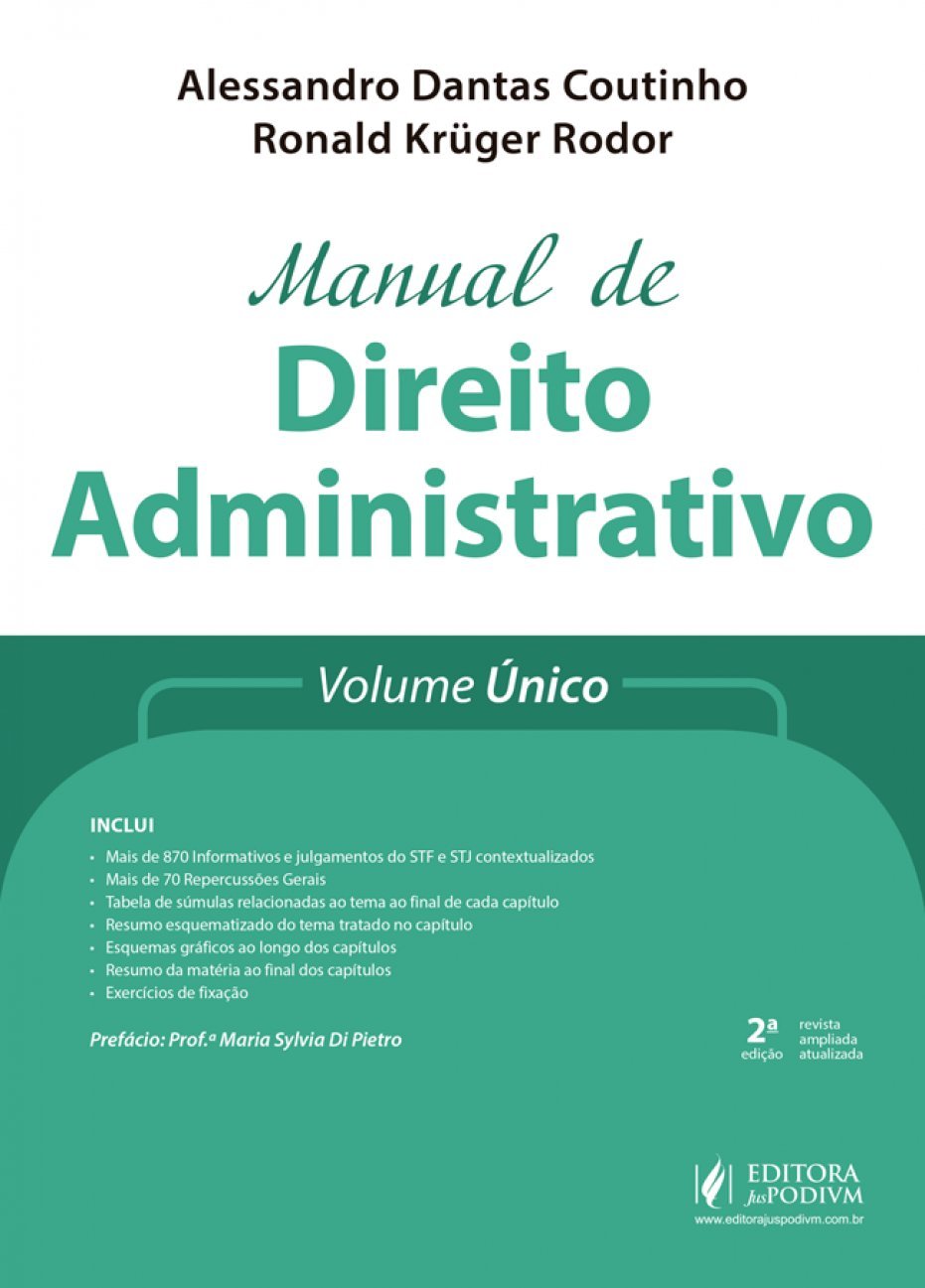 Manual de Direito Administrativo: Volume único
