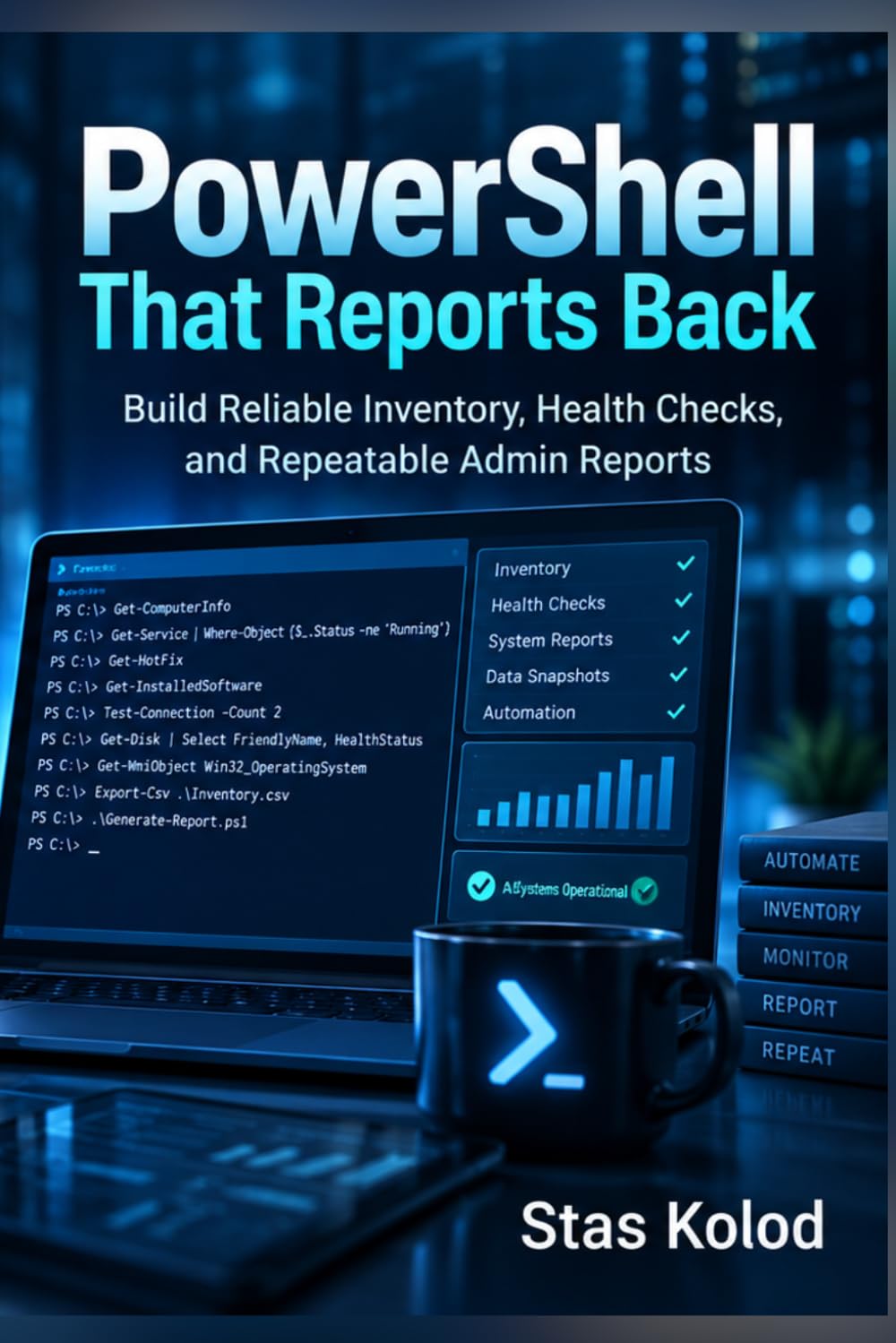 PowerShell That Reports Back: Build Reliable Inventory, Health Checks, and Repeatable Admin Reports baixar o livro de graça