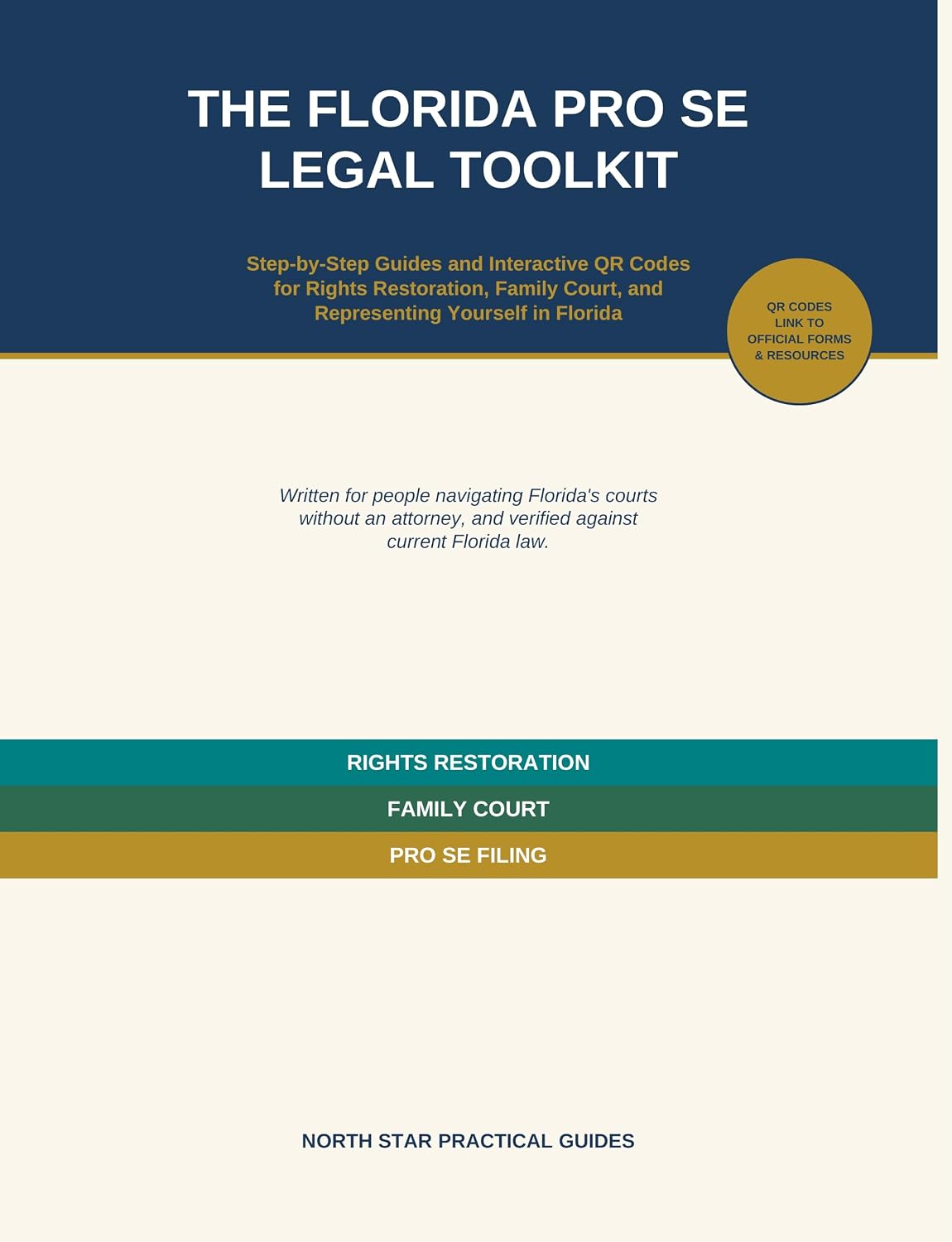 THE FLORIDA PRO SE LEGAL TOOLKIT: Step-by-Step Guides and Interactive QR Codes for Rights Restoration, Family Court, and Representing Yourself in Florida (English Edition)
