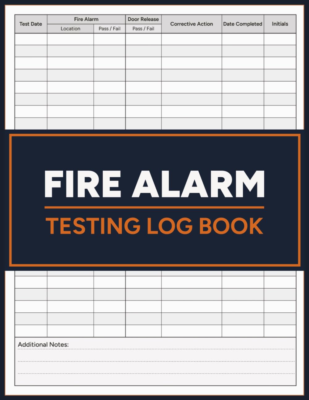 Fire Alarm Testing Log Book: Testing, Inspection and Corrective Action Record baixar o livro de graça