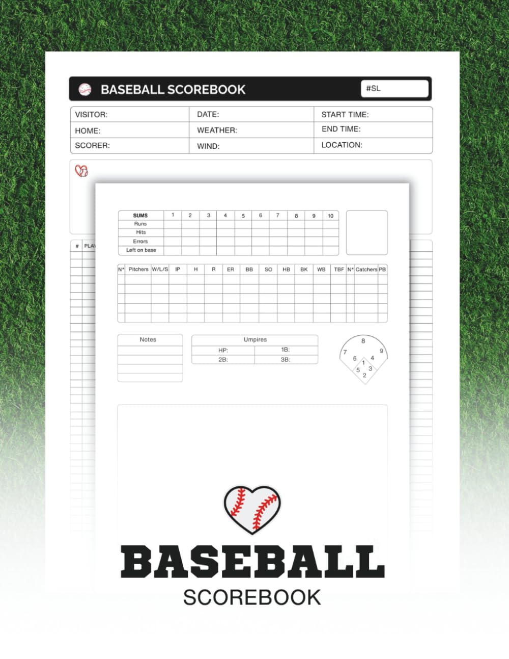 ler totalmente Baseball Scorebook: A Great Scorekeeping Book for Coaches and Players