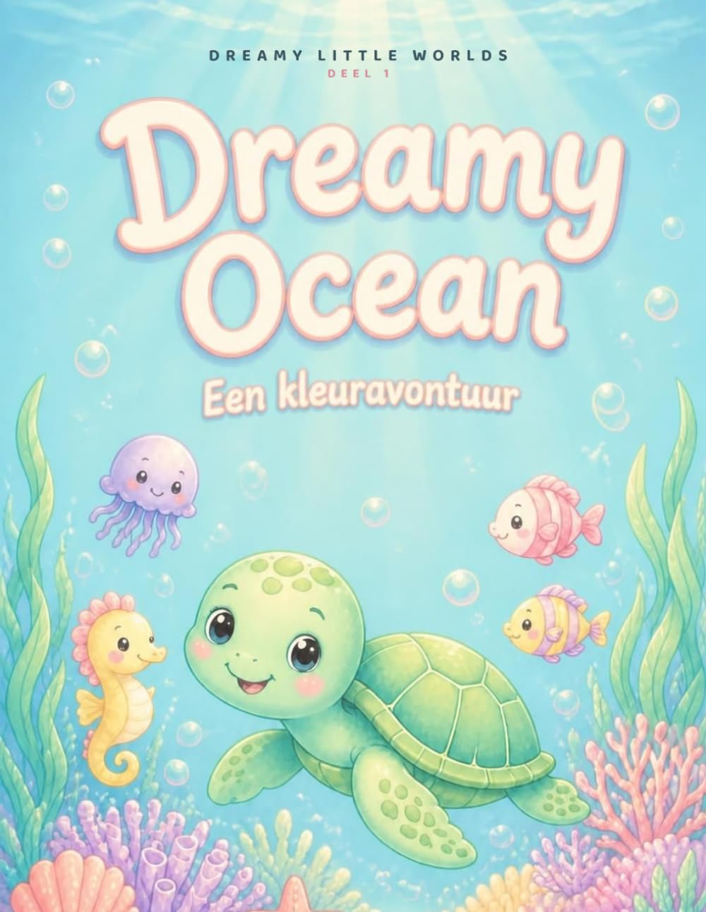 capítulo por capítulo baixar Dreamy Ocean: A Coloring Adventure – 50 kleurplaten voor kinderen (Dreamy Little Worlds) (Dutch Edition)