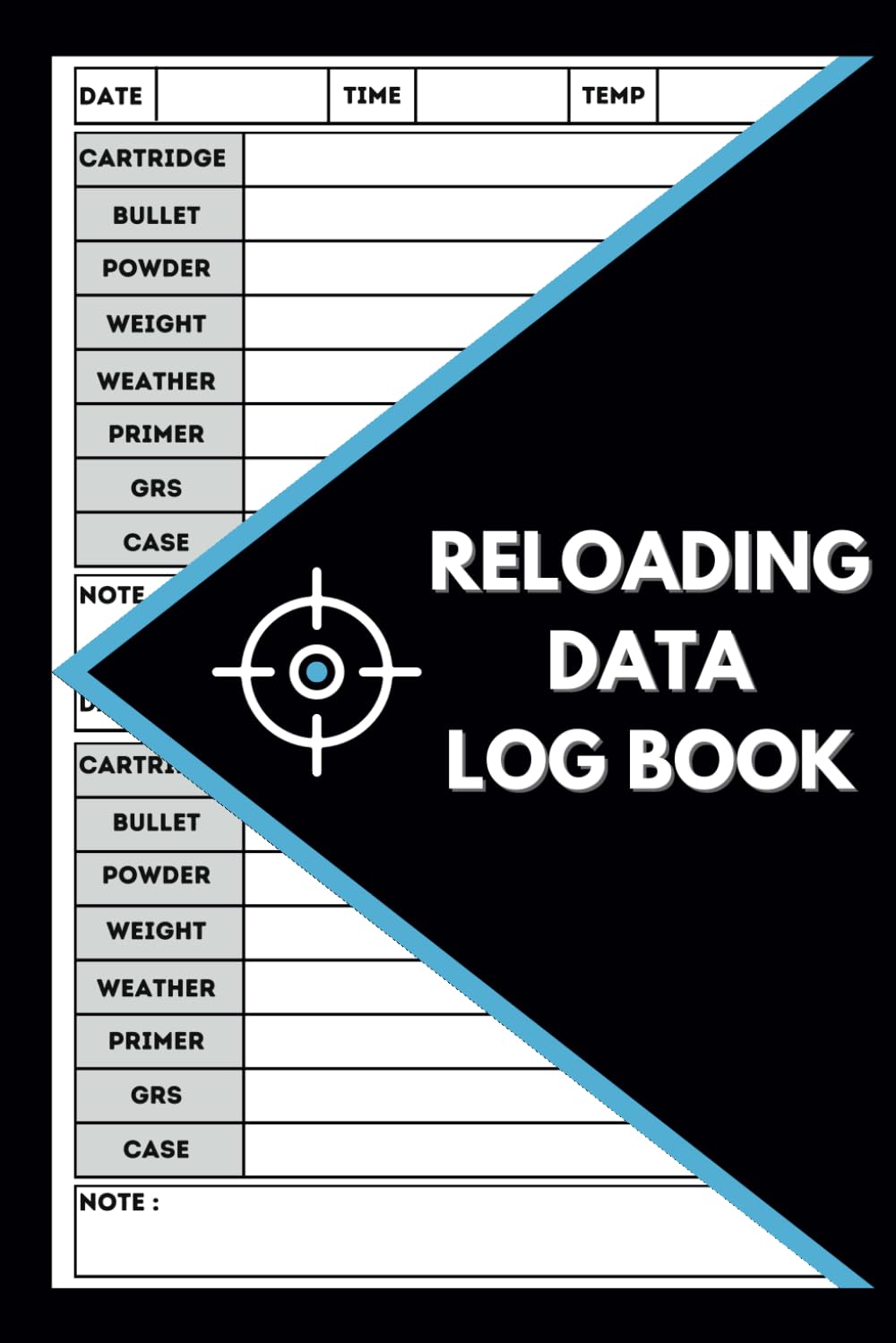 Reloading Data Log Book: Reloading Data Journal Log For Releasers to Track & Record Reloading Ammo and Equipment Writing Notebook baixar o livro de graça