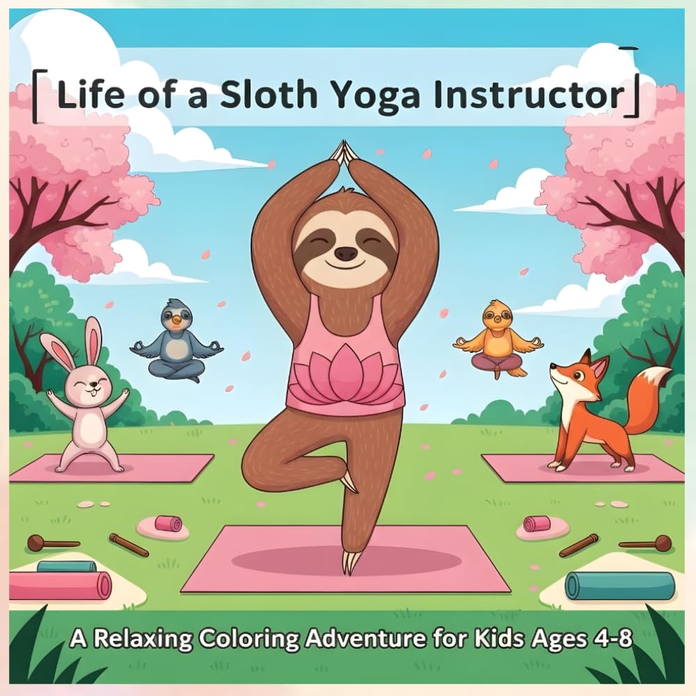Life of a Sloth Yoga Instructor: A Relaxing Coloring Adventure for Kids: Animal Jobs Coloring Book with Sloth Yoga Poses, Relaxing Woodland... Coloring Book - Career Theme Book Series) baixar livro de graça