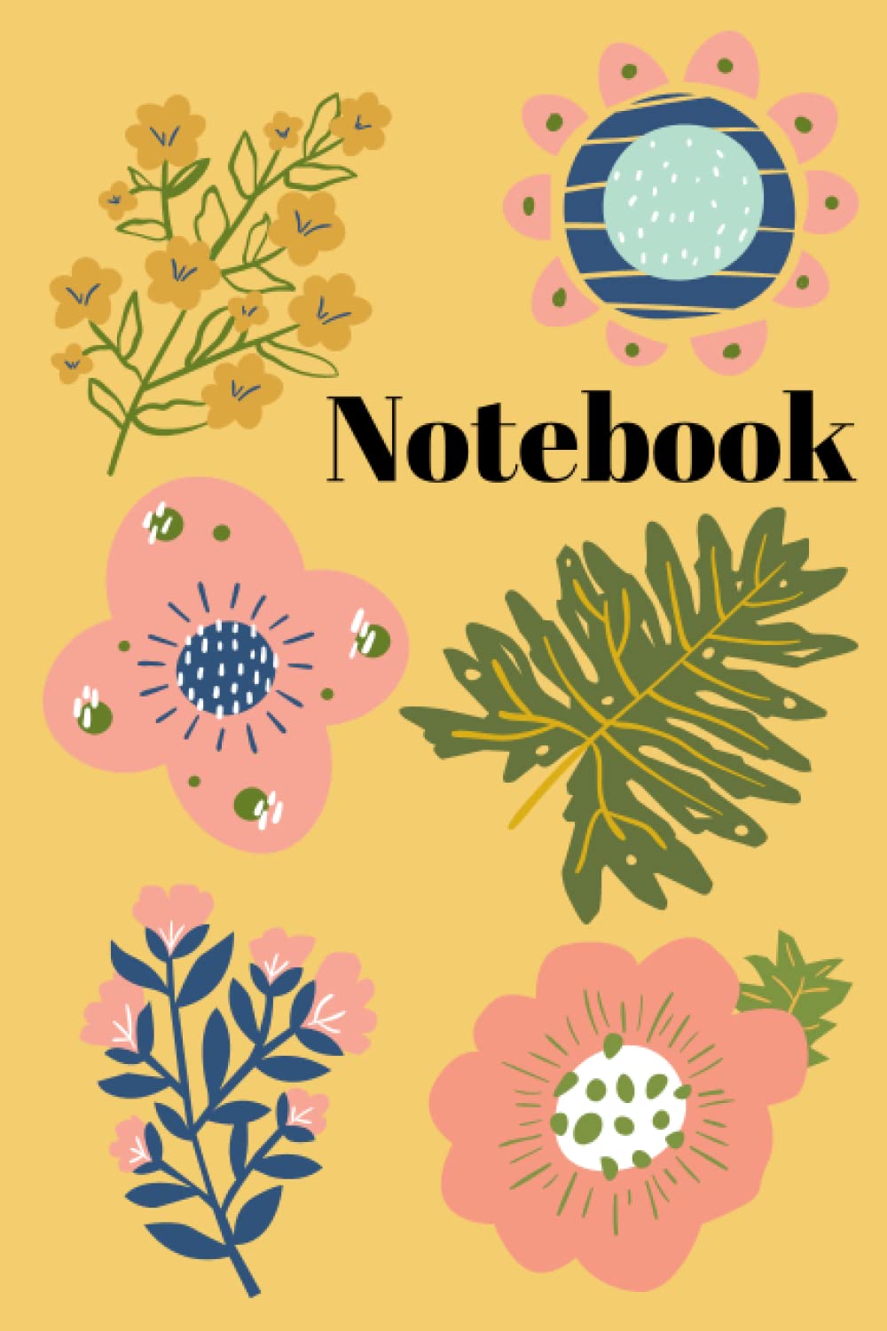 ler totalmente Notebook: Floral Style Blank Lined Notebook, 6x9 120 Pages, Floral Journal: Blank Floral Lined Notebook