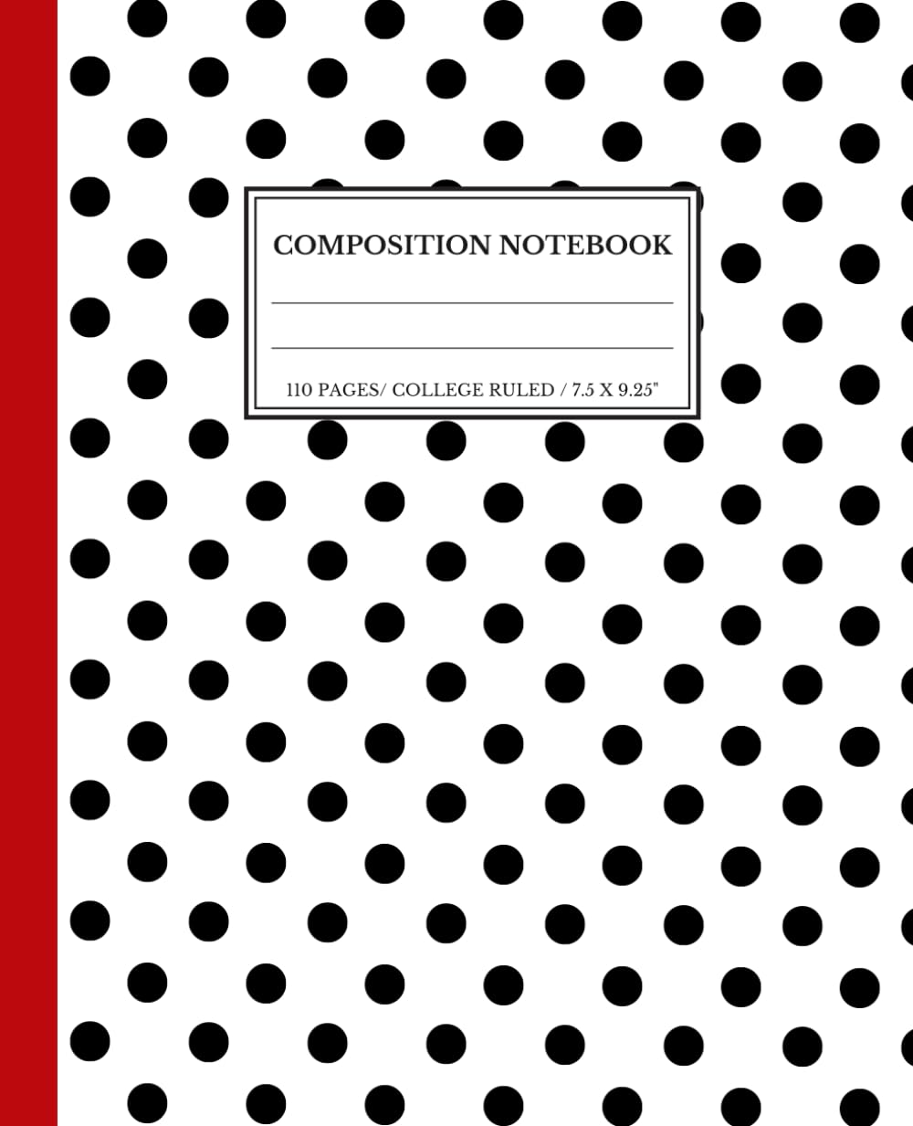 capítulo por capítulo baixar White, Black & Red Polka Dot Composition Notebook: Elegant Chic College Ruled Journal for Girls, Kids, Teens, Women; Trendy Y2K Preppy Girly School & Office Supplies; Perfect Gift
